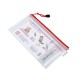 Zipper Bag Mesh Transparent A5 Pack Of 5