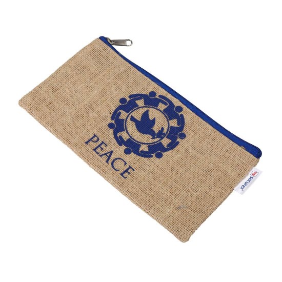 Zipper Bag Jute A6 Pack Of 5