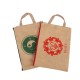 Zipper Bag Jute with Handle A4 Pack Of 4