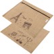 Zipper Bag Jute Folder Printed FC Pack Of 4 